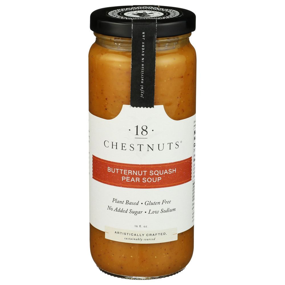 18 Chestnuts Butternut Squash Pear Soup, 16 Fluid Ounce -- 6 Per Case
