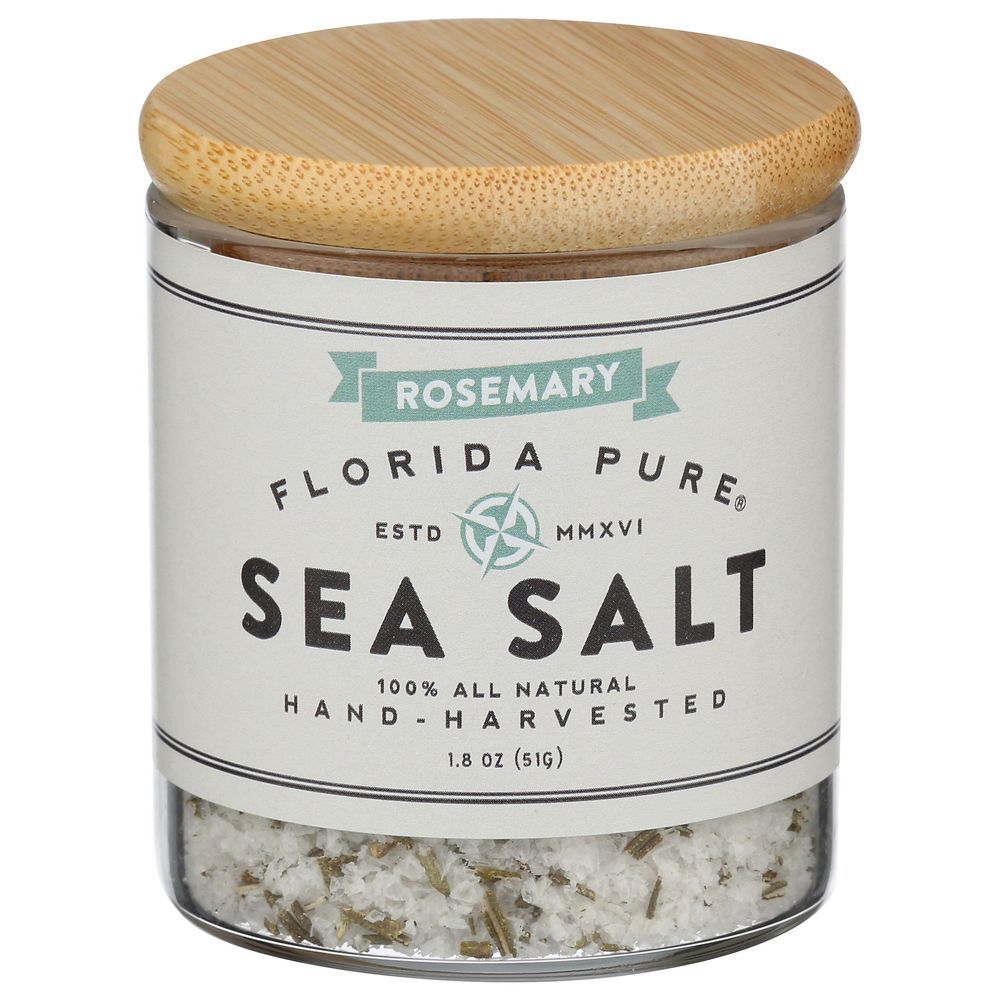 Florida Pure Rosemary Infused Sea Salt, 1.8 Ounce -- 6 Per Case