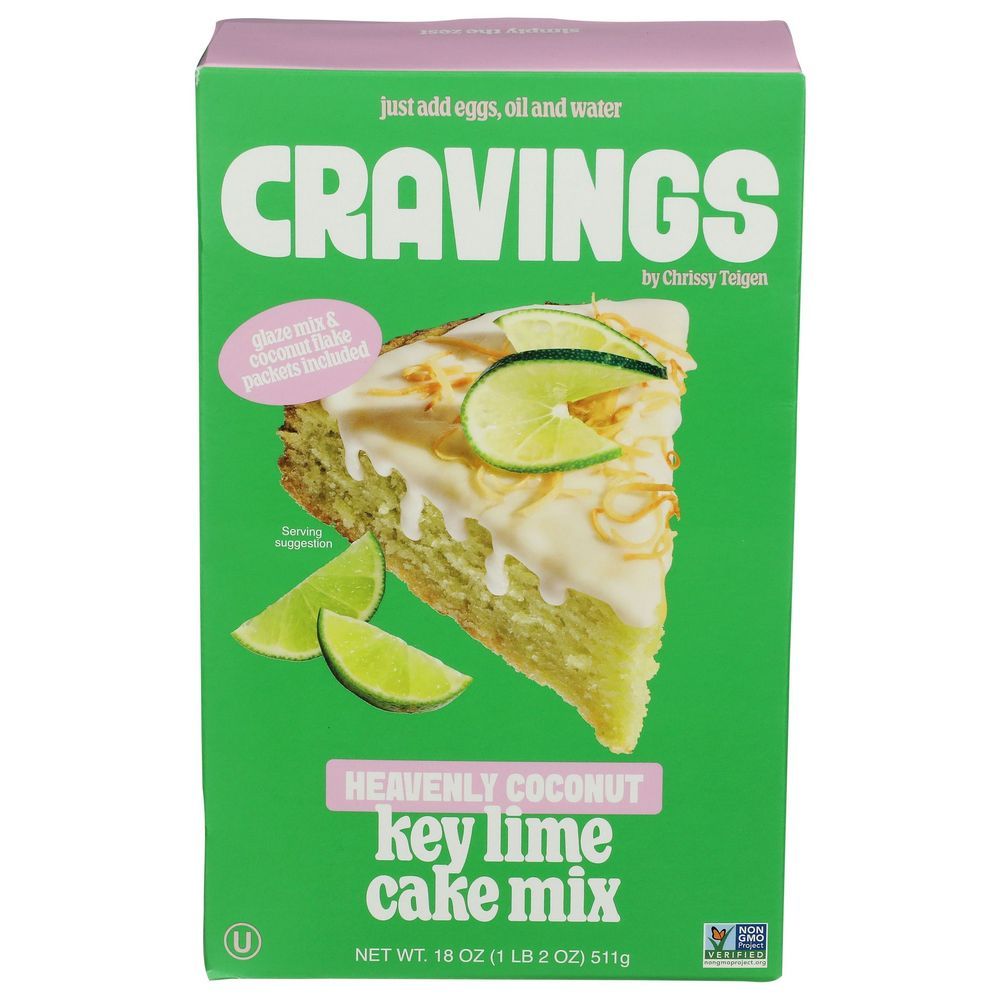 Cravings By Chrissy Teigen Key Lime Cake Mix, 18 Ounce -- 6 Per Case