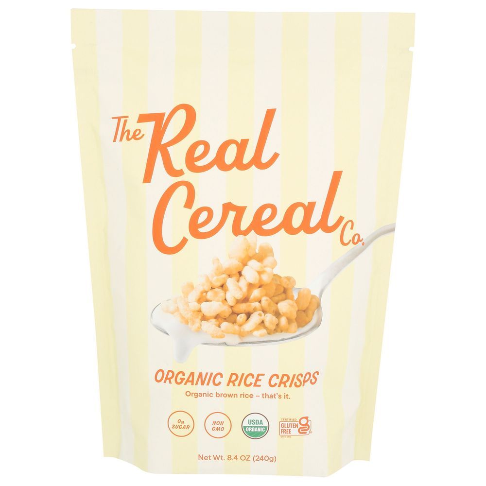The Real Cereal Organic Rice Crisps Cereal, 8.4 Ounce -- 6 Per Case
