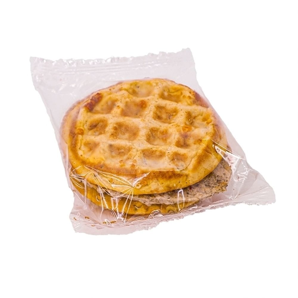 Cyril's Foods Cheesy Egg And Potato Sausage Waffle Sandwich, 7.5 Pound