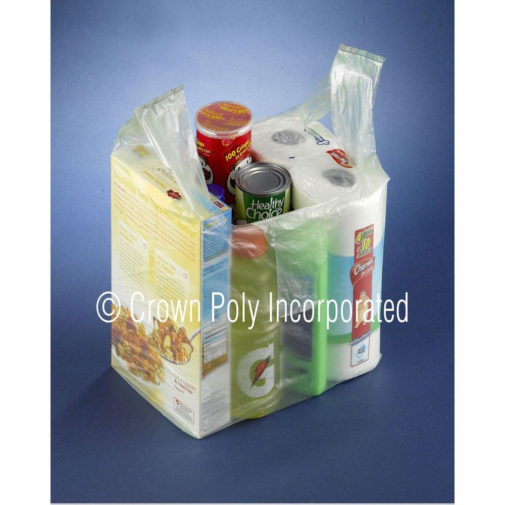 Crown Poly Thank You Hippo Sak Bag, 12 X 7 X 22 Inch -- 1702 Per Case