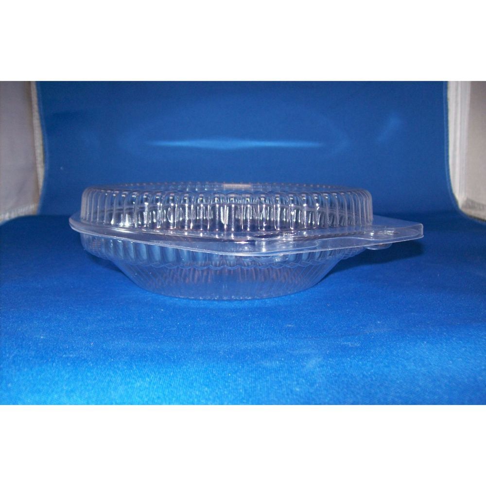 Detroit Forming 6 Inch Shallow Pie Hinged Container, 7 X 7.88 X 2.06 Inch -- 350 Per Case