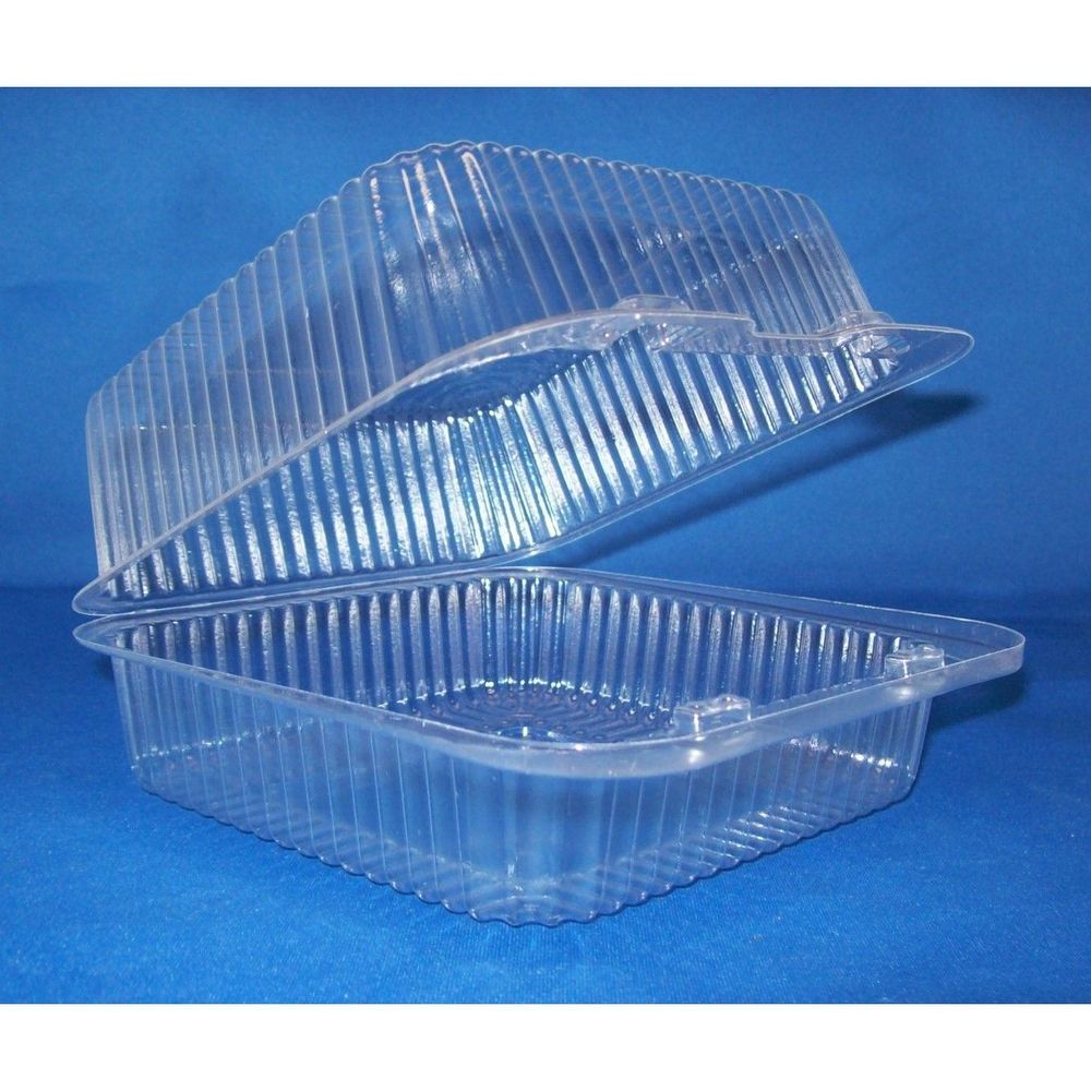 Detroit Forming Hinged Container, 6.5 X 6 X 3.25 Inch -- 500 Per Case