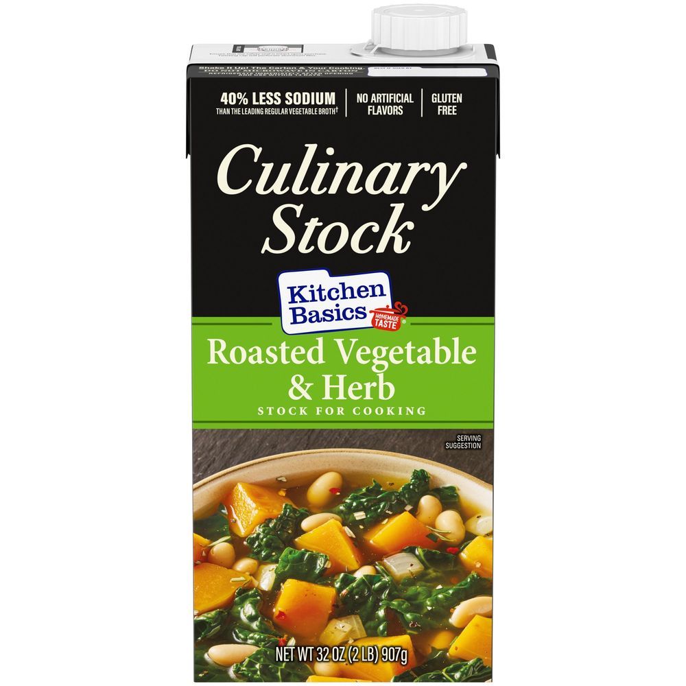 Kitchen Basics Roasted Vegetable And Herbs Culinary Stock, 32 Ounce -- 12 Per Case