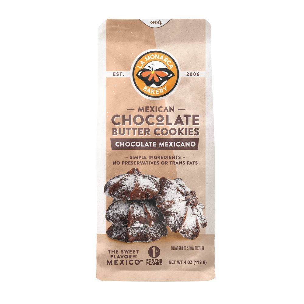 La Monarca Mexican Chocolate Butter Cookies, 4 Ounce -- 8 Per Case