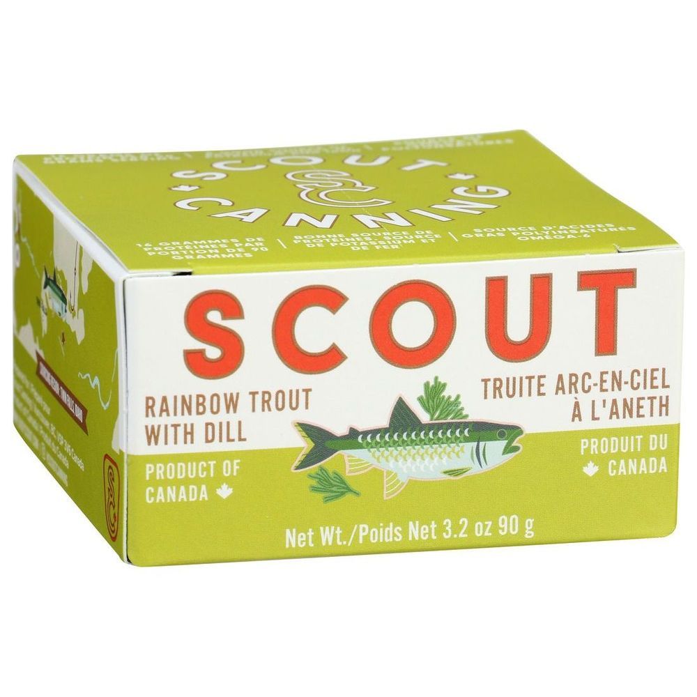 Scout Rainbow Trout With Dill, 3.2 Ounce -- 6 Per Case