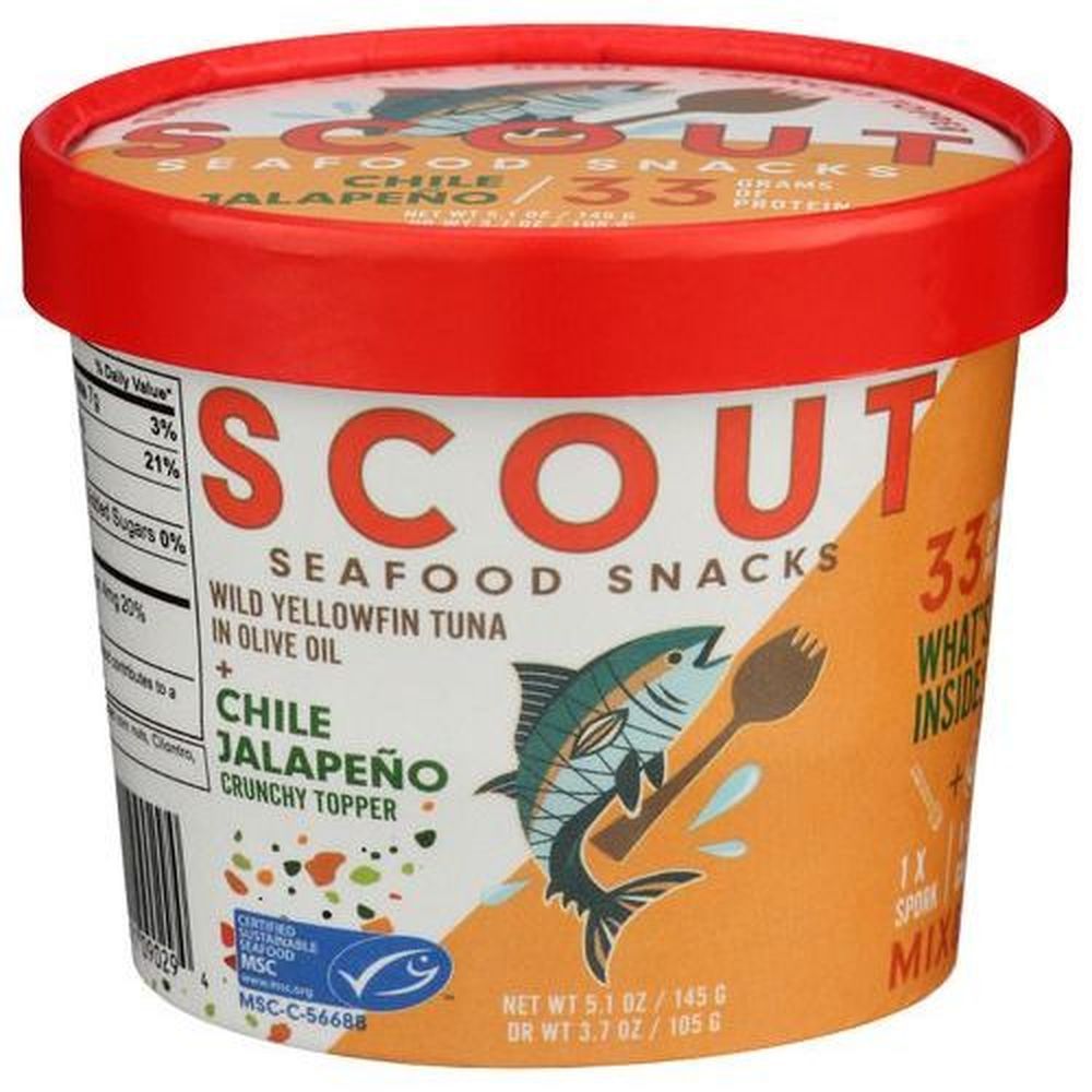 Scout Tuna Chile Japanese Snack Kit, 5.1 Ounce -- 6 Per Case