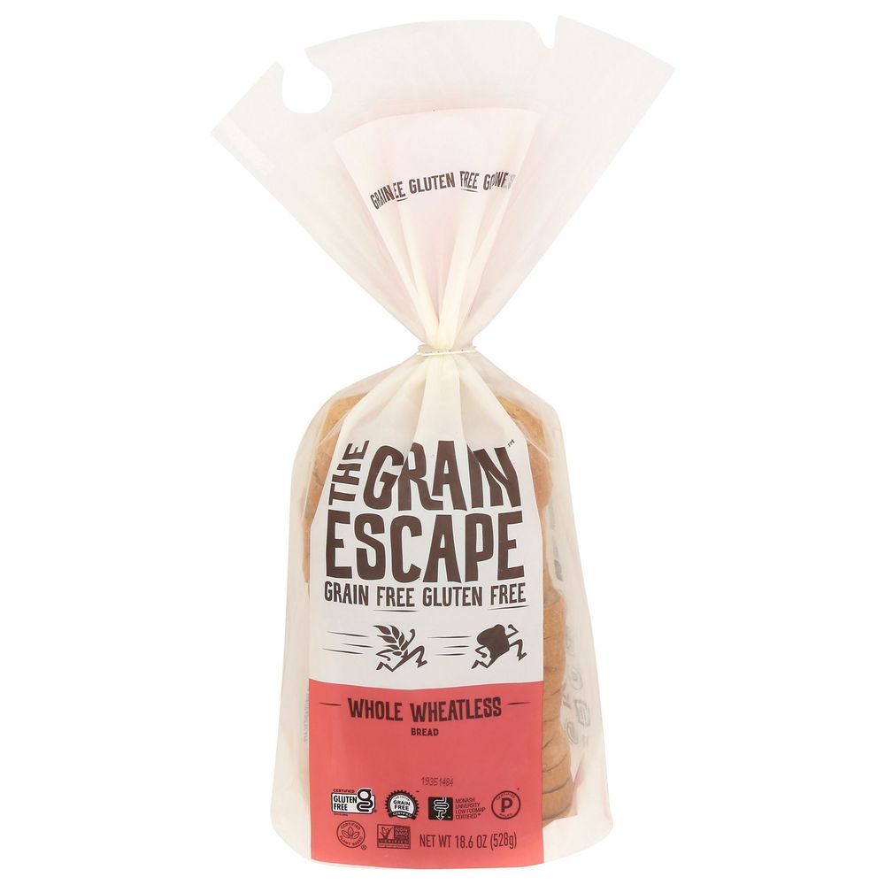 The Grain Escape Whole Wheatless Bread, 18.6 Ounce -- 8 Per Case