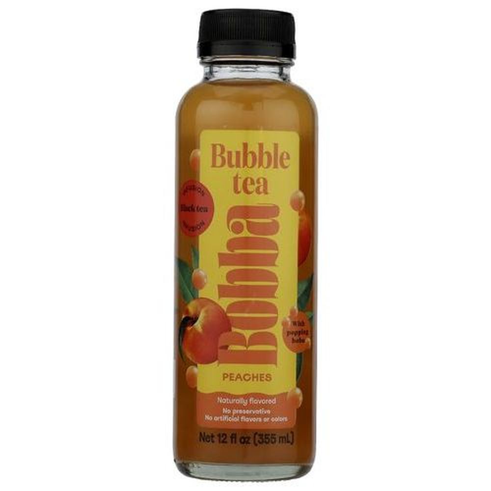 Bobba Peach Bubble Tea, 12 Fluid Ounce -- 6 Per Case