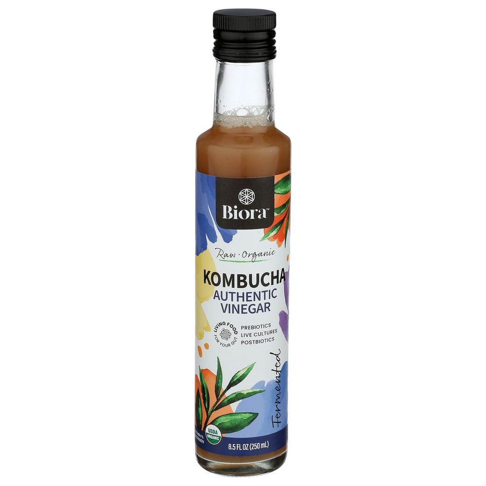 Biora Organic Kombucha Authentic Vinegar, 8.5 Fluid Ounce -- 6 Per Case
