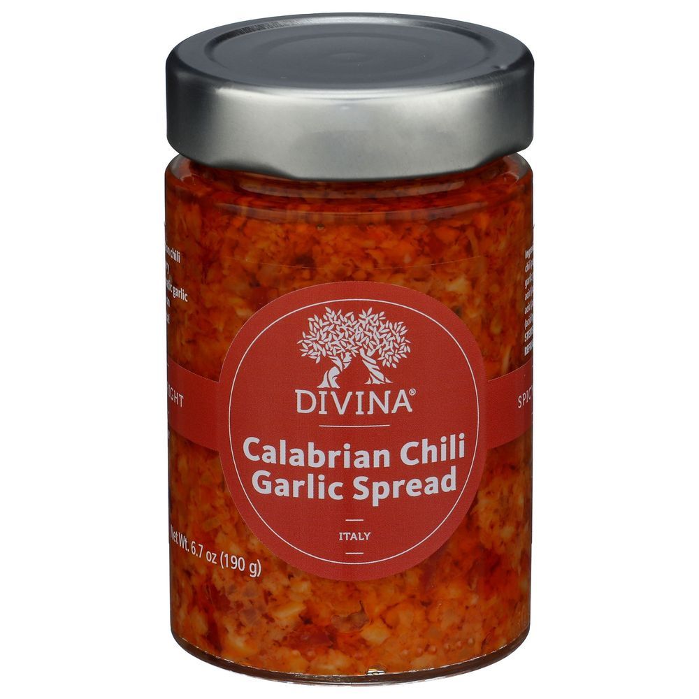 Divina Calabrian Chili Garlic Spread, 6.7 Ounce -- 6 Per Case