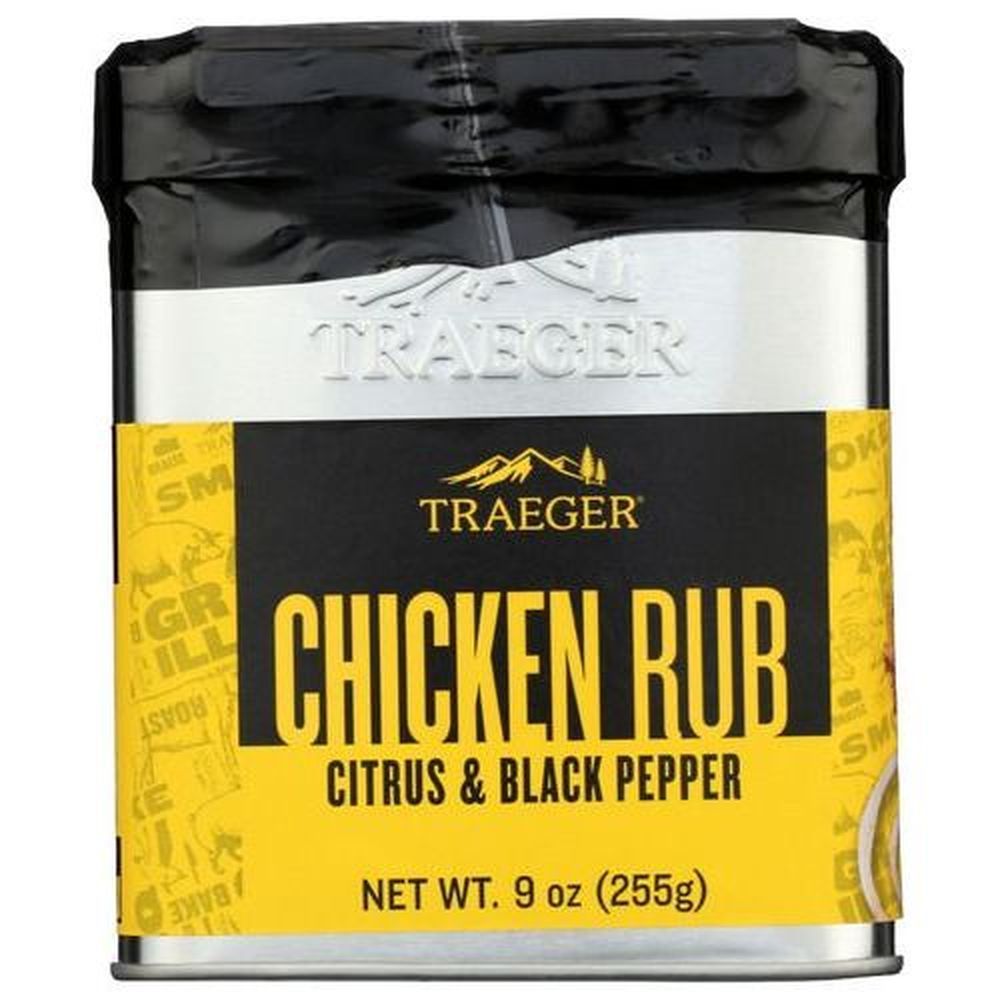 Traeger Citrus And Black Pepper Chicken Rub, 9 Ounce -- 6 Per Case