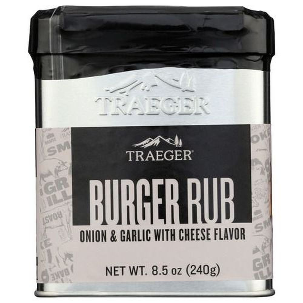 Traeger Onion And Garlic With Cheese Burger Rub, 8.5 Ounce -- 6 Per Case