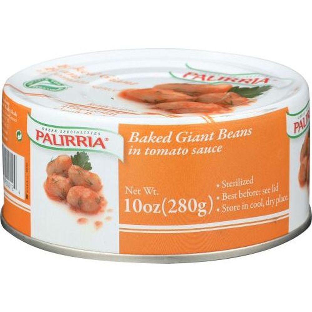 Paliria Baked Giant Beans In Tomato Sauce, 9.9 Ounce Tin -- 12 Per Case