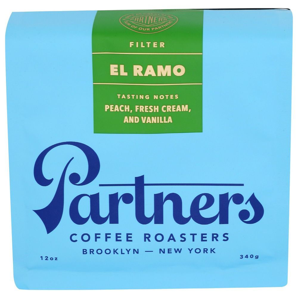 Partners Coffee Roasters El Ramo Whole Bean Coffee, 12 Ounce -- 6 Per Case