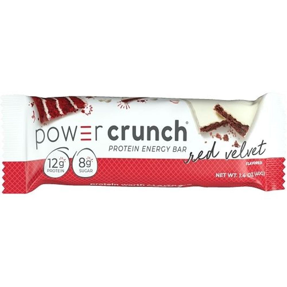 Power Crunch Original Red Velvet Flavor Protein Energy Bar, 1.4 Ounce -- 72 Per Case