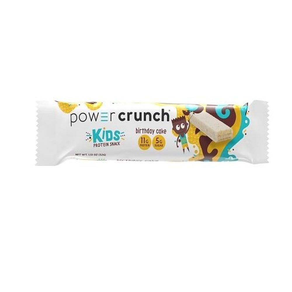 Power Crunch Birthday Cake Protein Snack Bar For Kids, 1.13 Ounce -- 30 Per Case