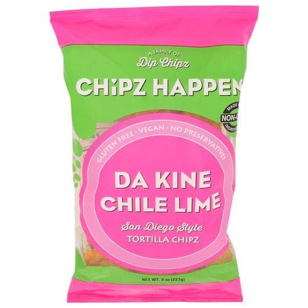 Chipz Happen Chili Lime Tortilla Chip, 8 Ounce -- 12 Per Case