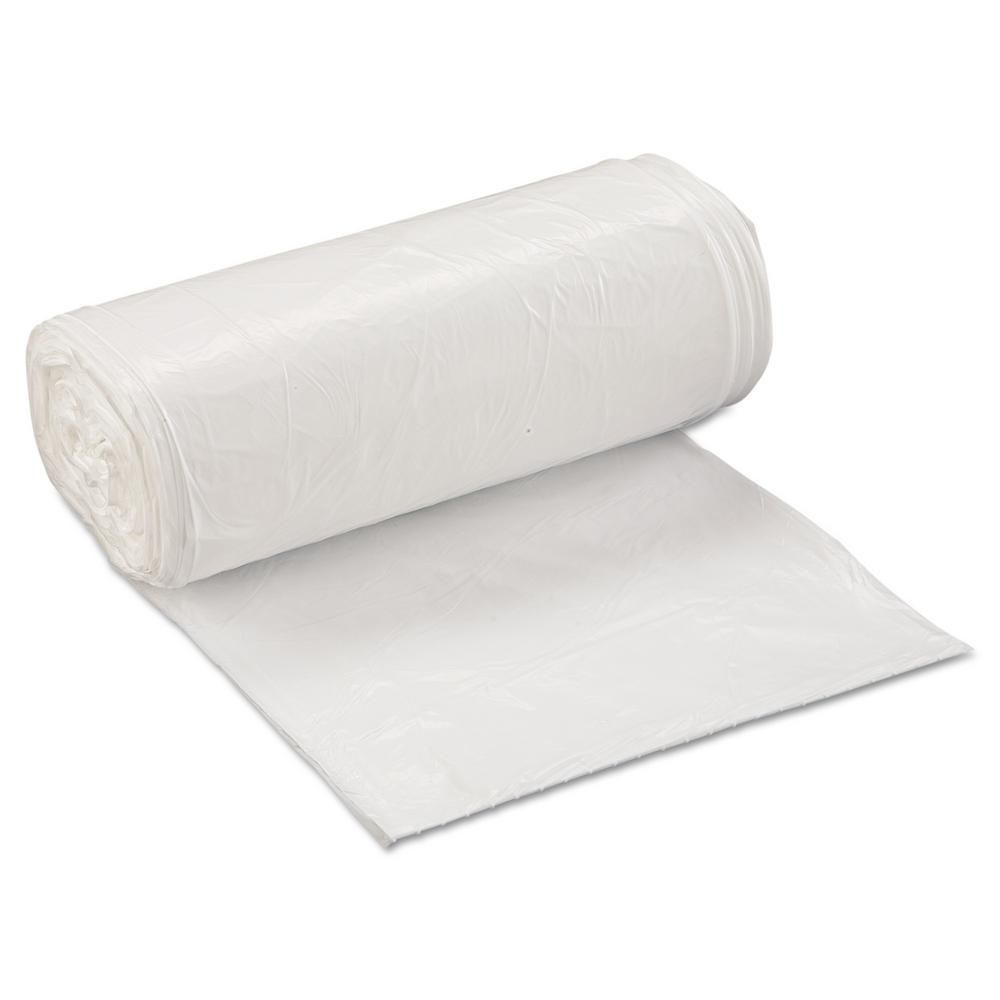 Pinnacle Plastics White 0 .50 Mil Perforated Can Liner For 12-16 Gallon Trash Can, 24 X 32 Inch -- 500 Per Case