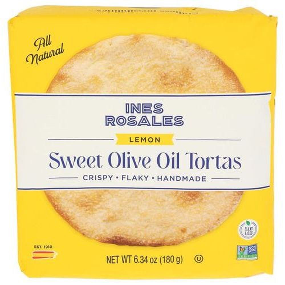 Ines Rosales Lemon Sweet Olive Oil Tortas, 6.34 Ounce -- 10 Per Case