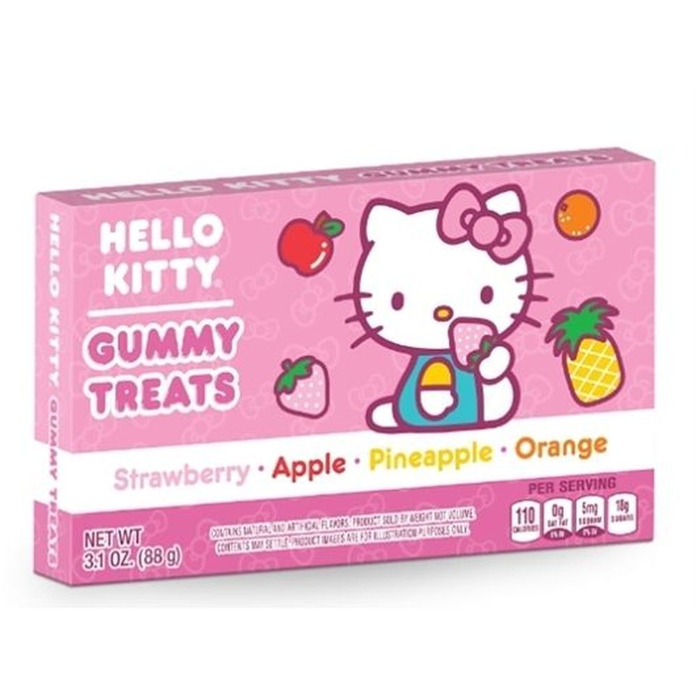 Hello Kitty Fruity Gummi Treats, 3.1 Ounce -- 12 Per Case