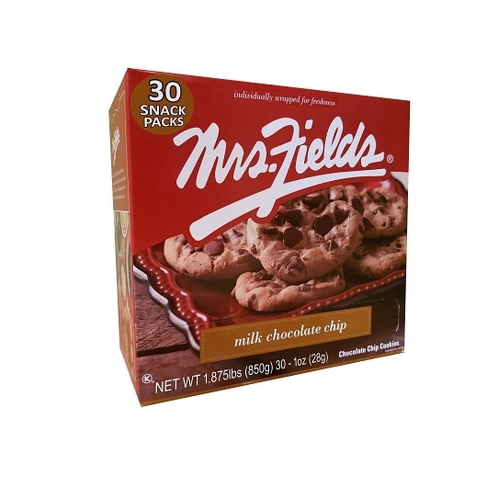 Mrs. Fields Milk Chocolate Chip Cookies, 1.88 Pound