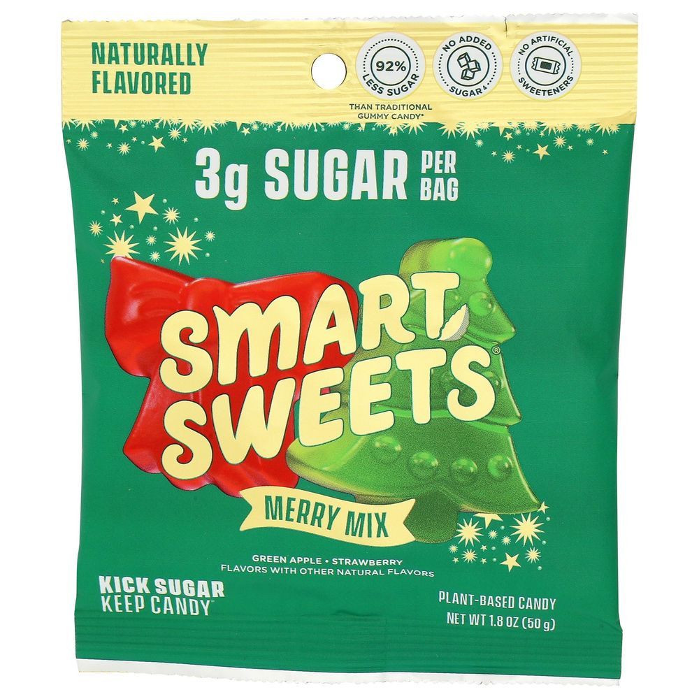 Smartsweets Merry Mix Candy, 1.8 Ounce -- 14 Per Case