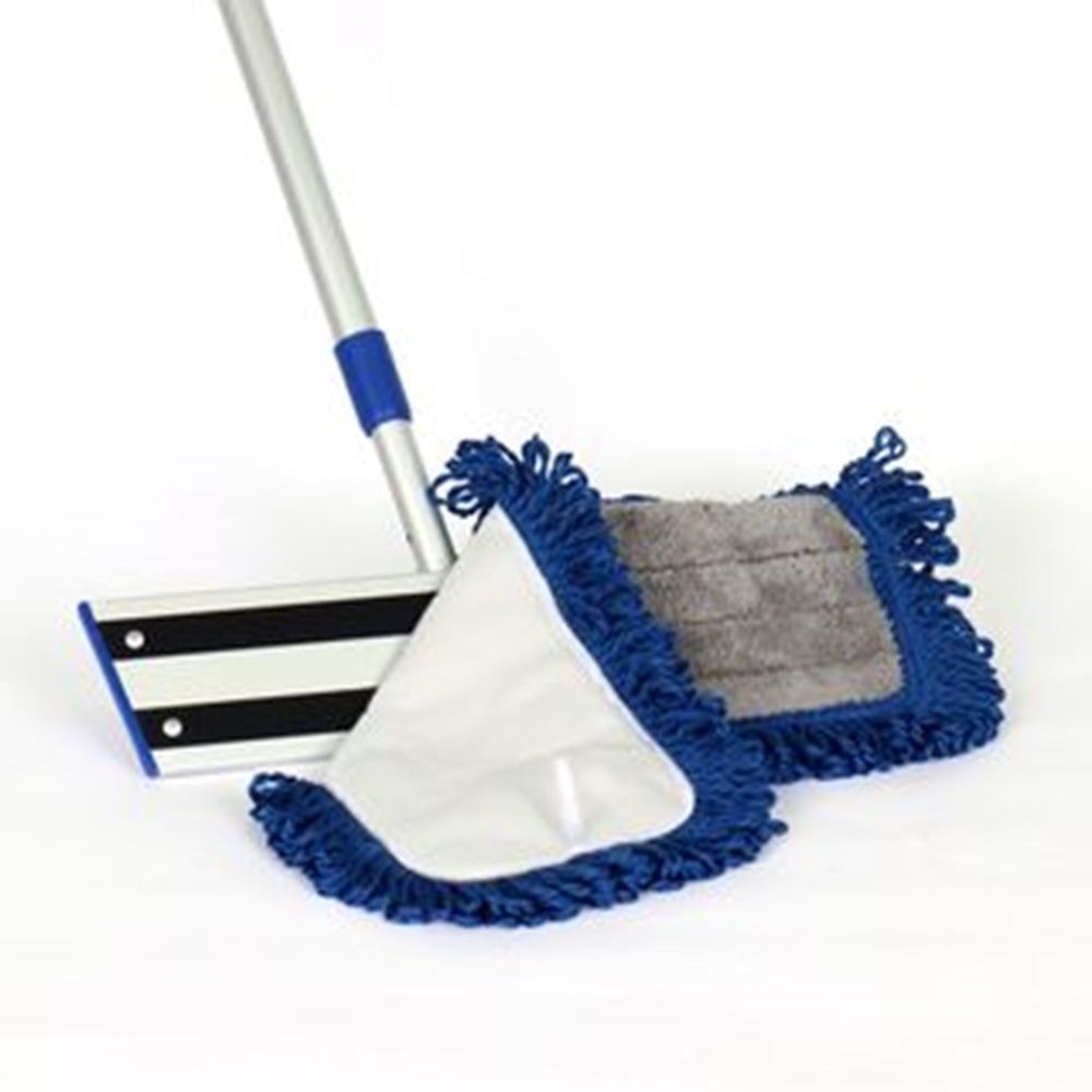 Ctc Fringed Dust Mop Pad With Velcro Backing, 24 Inch Long -- 12 Per Case