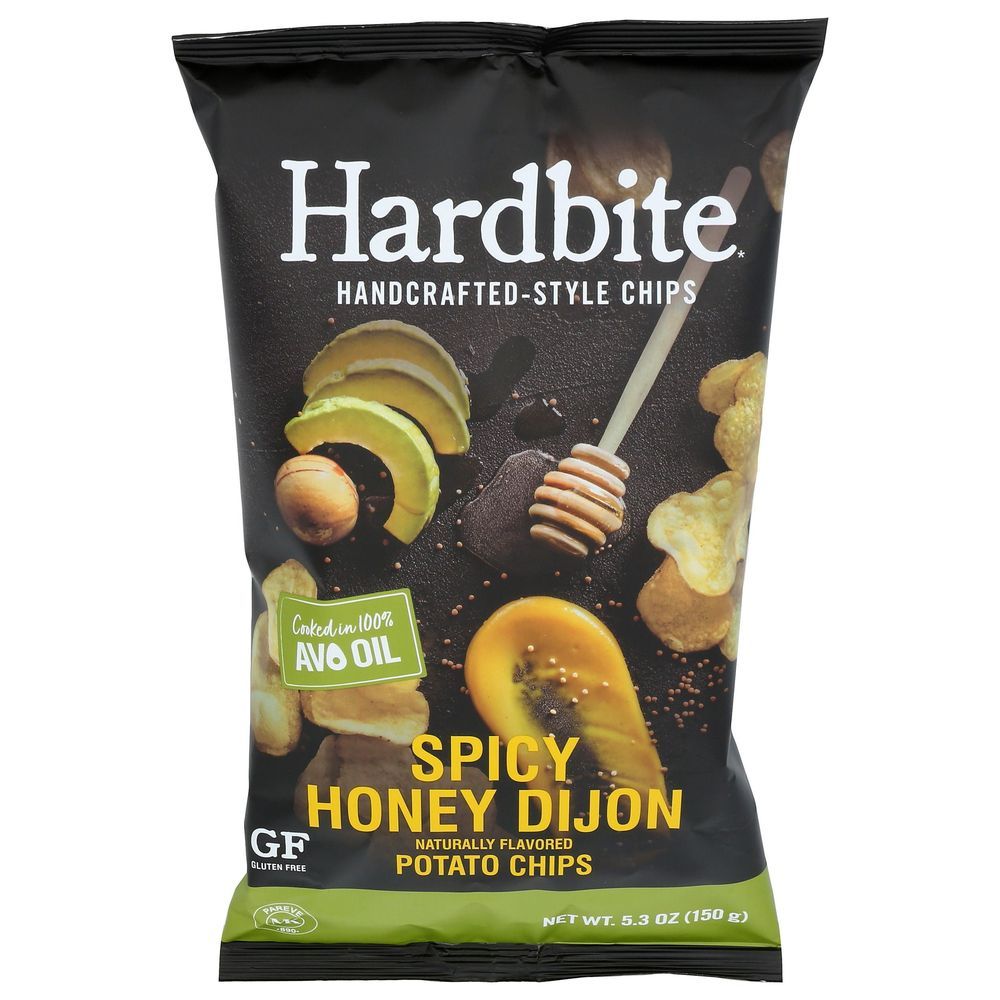 Hardbite Spicy Honey Dijon Potato Chips, 5.3 Ounce -- 6 Per Case