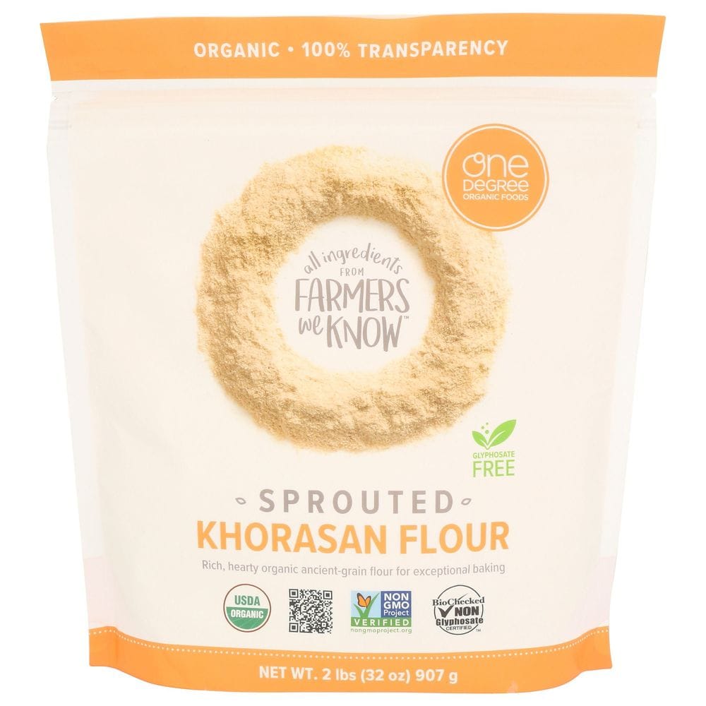One Degree Organic Foods Sprouted Khorasan Flour, 32 Ounce -- 6 Per Case