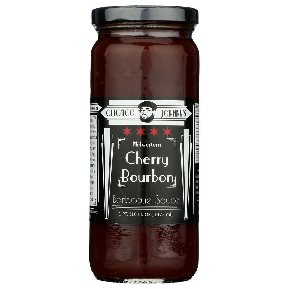 Chicago Johnnys Cherry Bourbon Bbq Sauce, 16 Fluid Ounce -- 12 Per Case