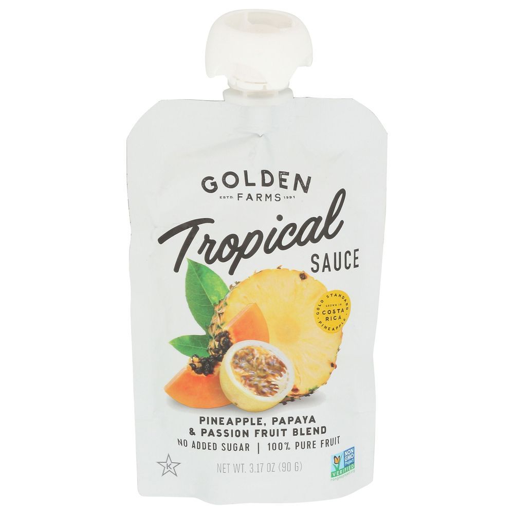 Golden Farms Unsweetened Tropical Sauce, 12.68 Ounce -- 6 Per Case