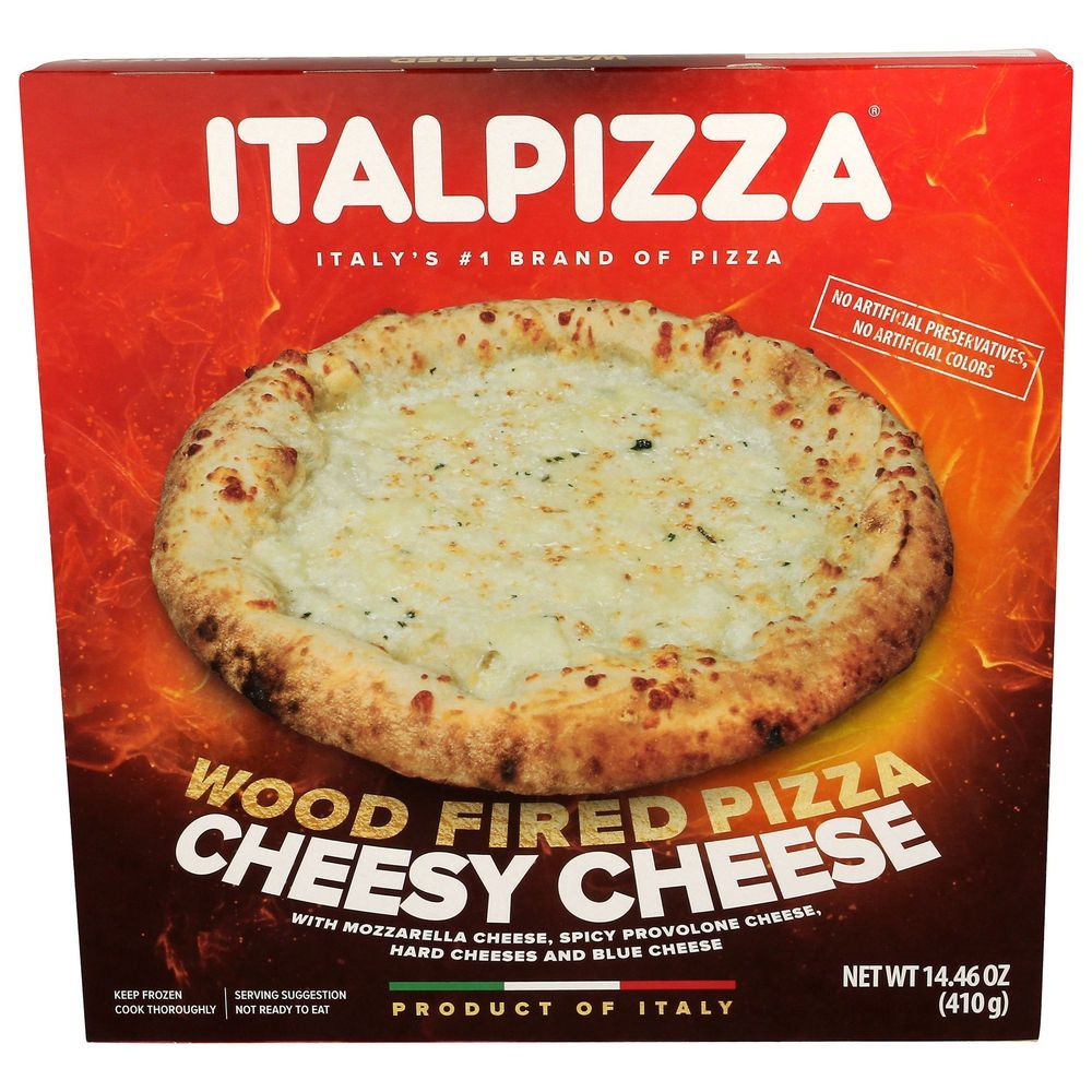 Italpizza Cheesy Cheese Wood Fired Pizza, 14.46 Ounce -- 10 Per Case