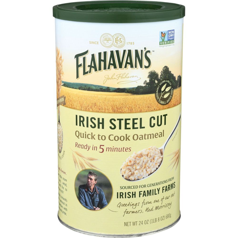 Flahavan's Irish Steel Cut Oatmeal, 24 Ounce -- 6 Per Case