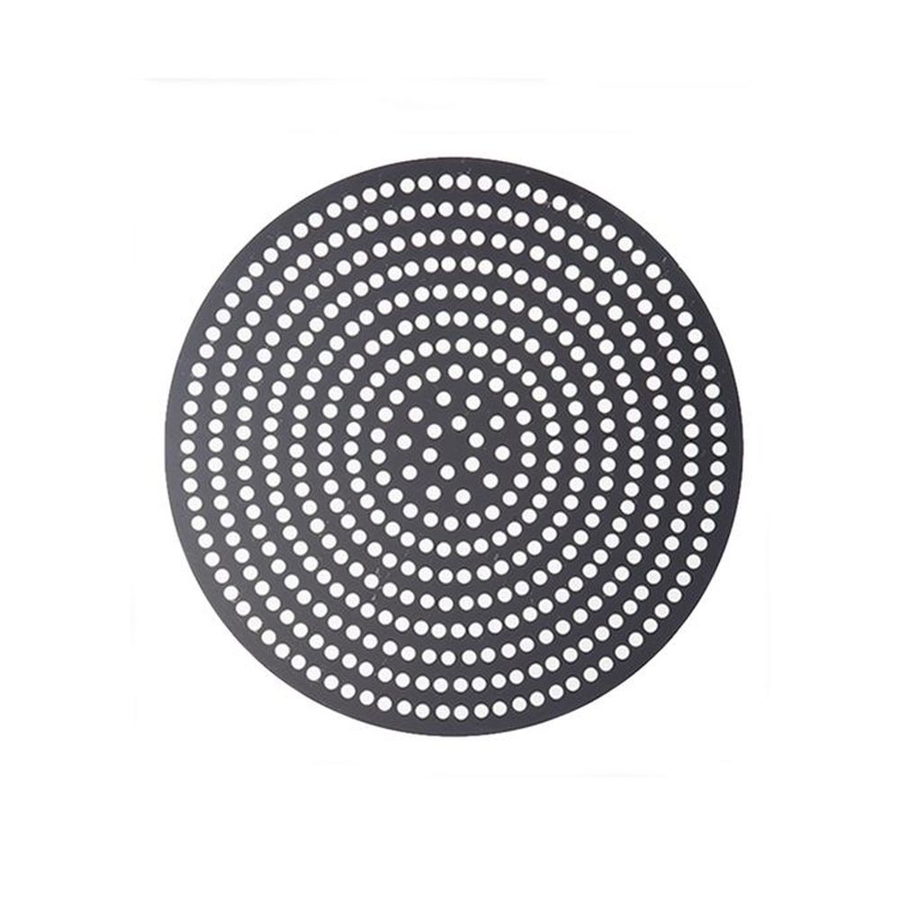 American Metalcraft Dark Gray Hard Coat Anodized Aluminum Super Perforated Disk, 10 Inch Dia.