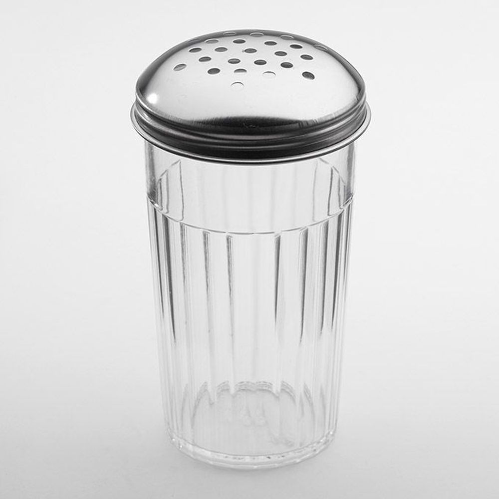 American Metalcraft Plastic Cheese Shaker With Stainless Steel Top, 12 Ounce Capacity