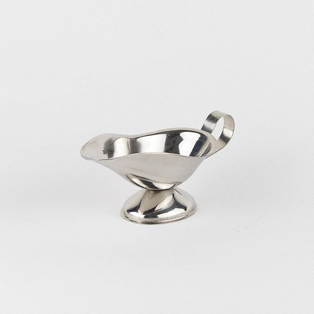 American Metalcraft Stainless Steel 10 Ounce Gravy Boat, 8-3/4 X 3-3/4 X 3-1/4 Inch