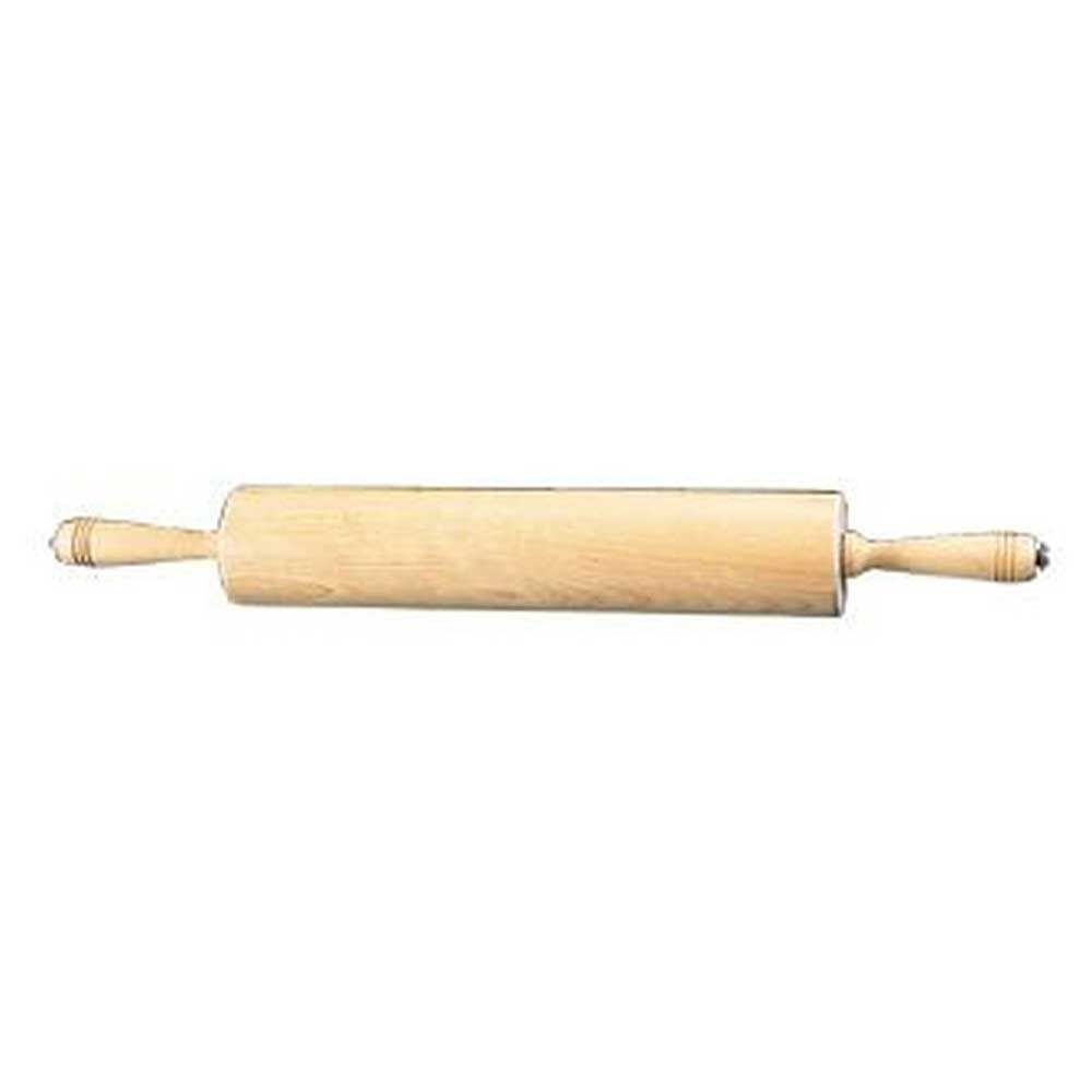 American Metalcraft Light Brown Birch Wood Rolling Pin And Pie Roller, 13 Inch