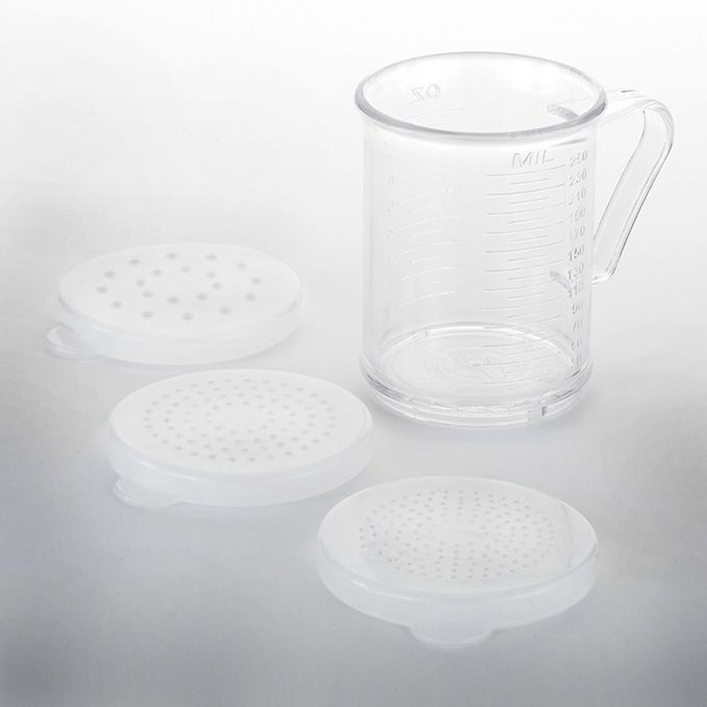 American Metalcraft Clear Plastic Replacement Fine Top For Dredge