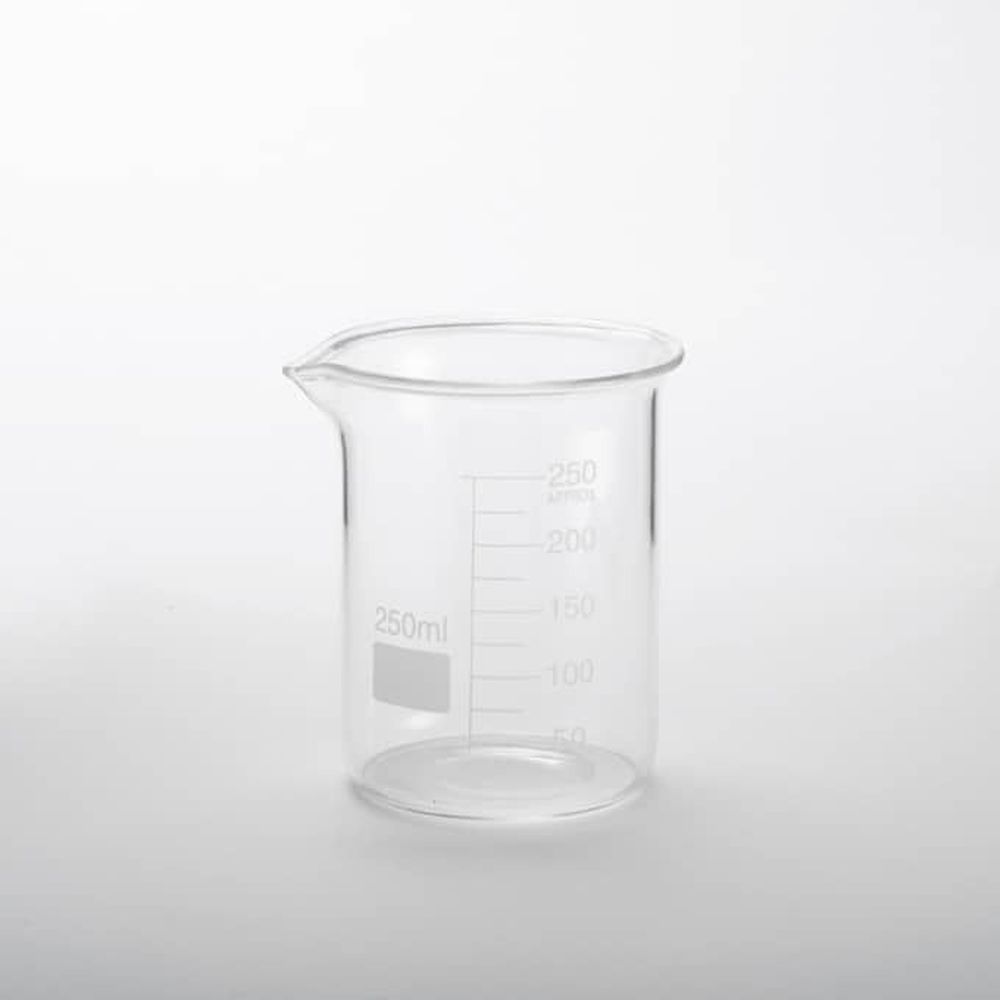 American Metalcraft Clear Glass 8 1/2 Ounce Chemistry Beaker, 3 Inch Dia. X 4 Inch Height
