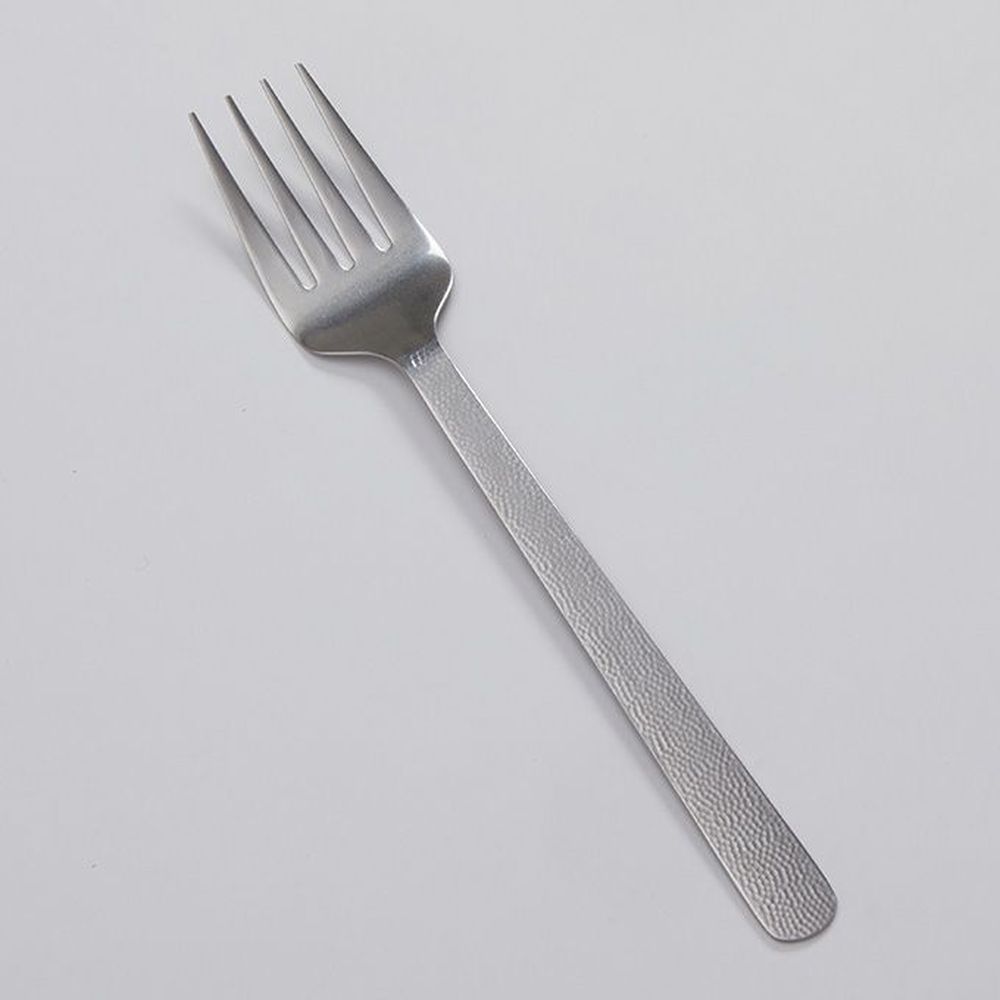 American Metalcraft Vintage Hammered Stainless Steel Cold Meat Fork, 13 Inch Length