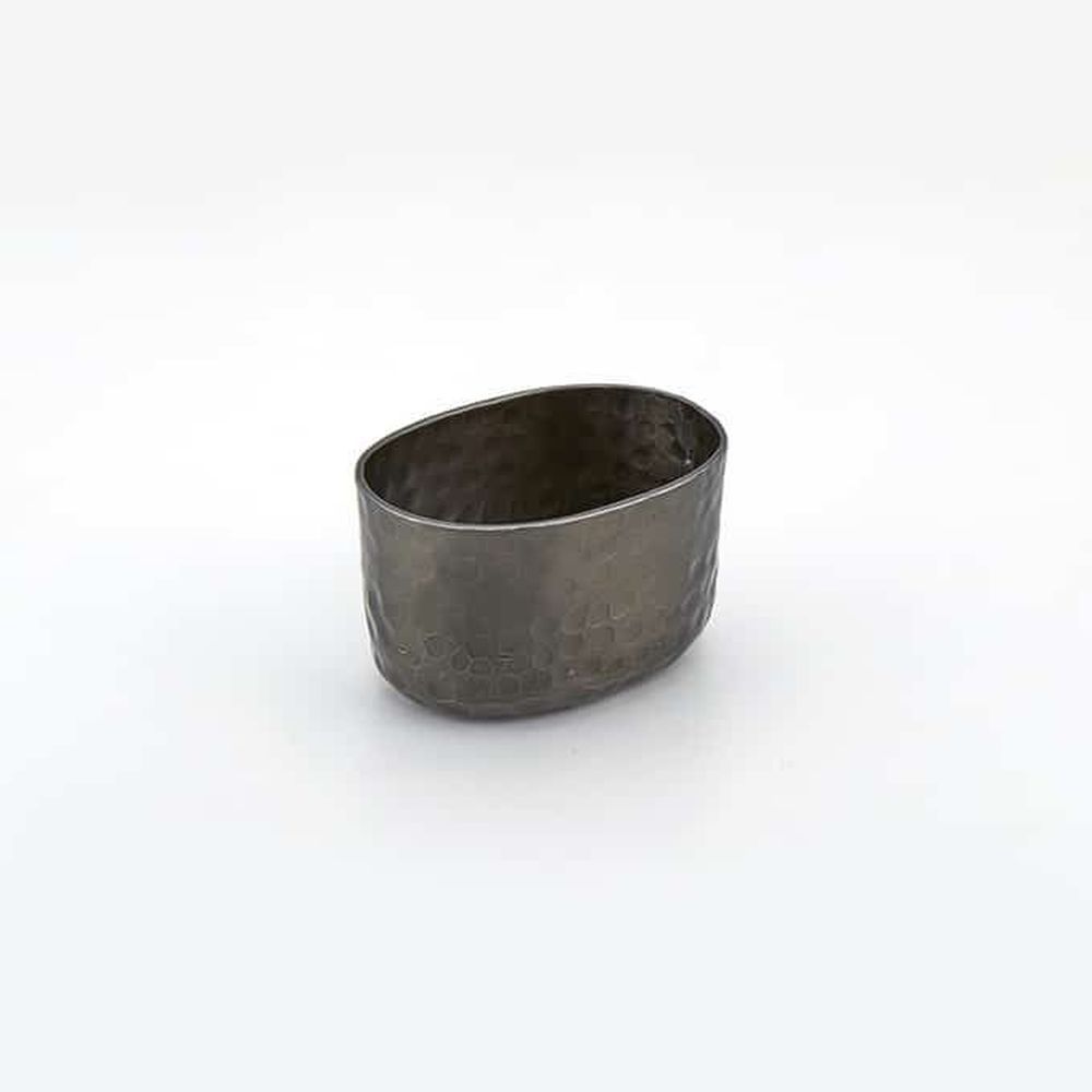 American Metalcraft Black Hammered Aluminum 6 Ounce Sugar Packet Holder, 3-3/8 X 2-1/2 X 2-1/4 Inch