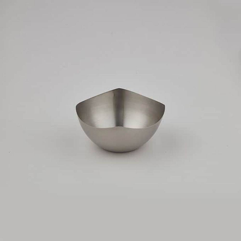American Metalcraft Stainless Steel 5 1/2 Ounce Squound Snack Bowl, 3-3/4 Inch Dia. 1-5/8 Inch Height