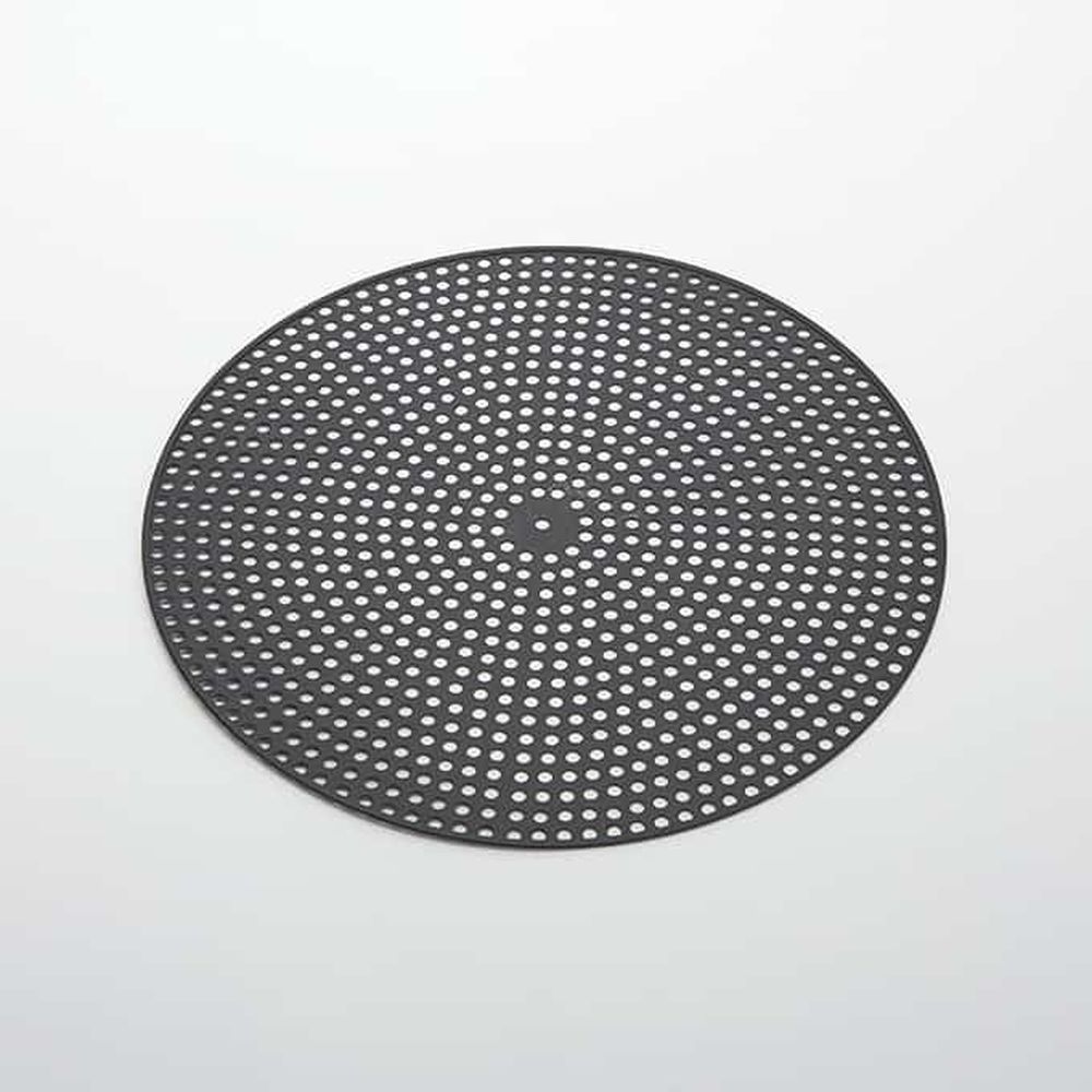 American Metalcraft Black 14 Gauge Hard Coat Anodized Aluminum Mega Disk, 14 Inch Dia.