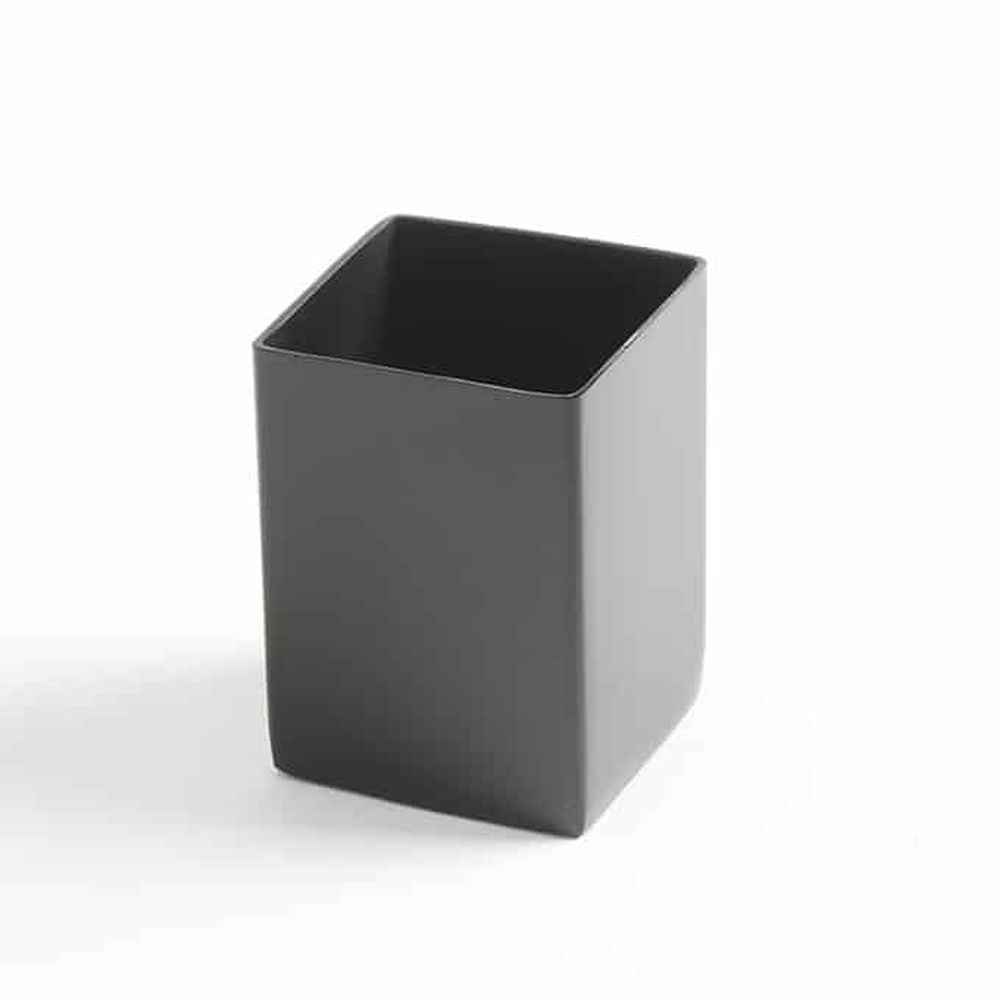 American Metalcraft Black Stainless Steel Square Sugar Packet Holder, 2 X 2 X 2-3/4 Inch