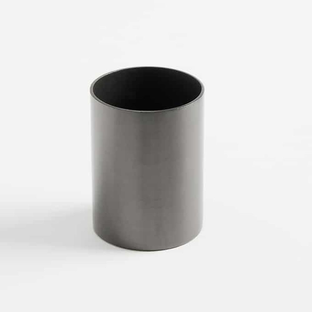American Metalcraft Black Stainless Steel Round Sugar Packet Holder, 2 Inch Dia. X 2-3/4 Inch Height