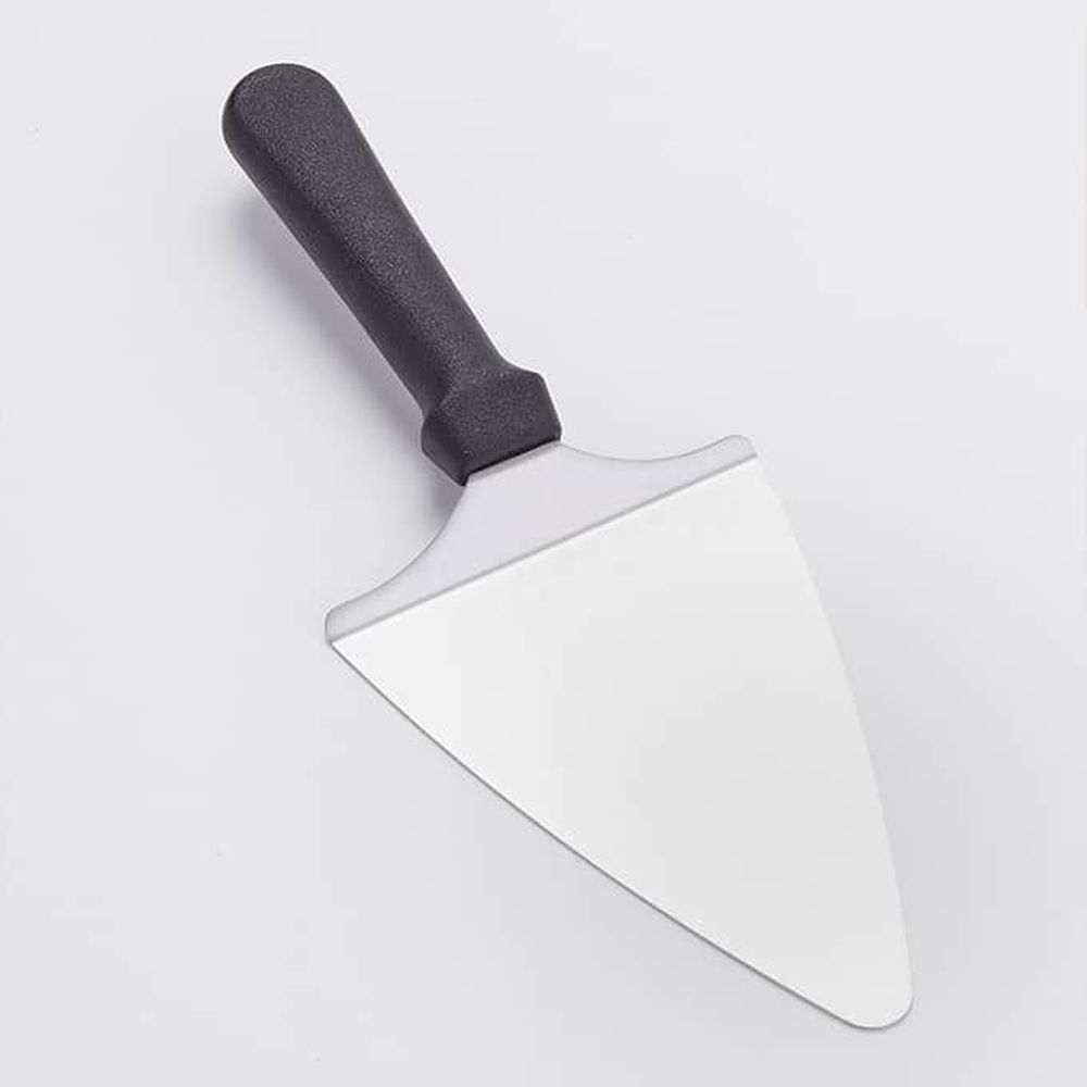 American Metalcraft Heavy Duty Stainless Steel Pizza Server With 5 1/8 Inch Length Black Polypropylene Handle, 12 1/8 Inch Overall Length