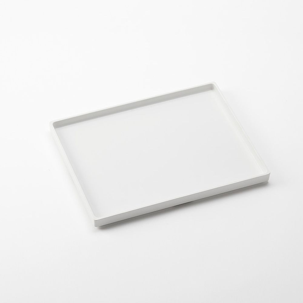American Metalcraft Naturals Collection White Melamine Lid/tray, 10-7/8 X 8-1/4 X 3/4 Inch