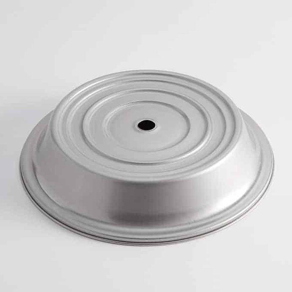 American Metalcraft Stainless Steel Satin Finish Round Stock Plate Cover For 12 3/16 To 12 9/16 Inch Dia Standard Narrow Or Wide Foot Plate